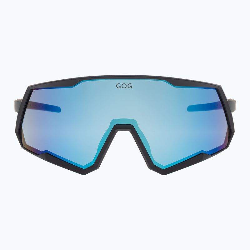 Akiniai nuo saulės GOG Tove matt black/reflex white/blue 2