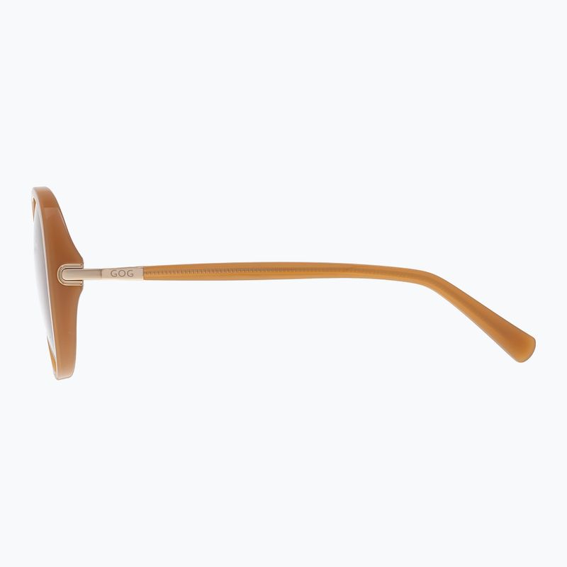 Saulės akiniai GOG Leyla cristal milky brown/brown 3