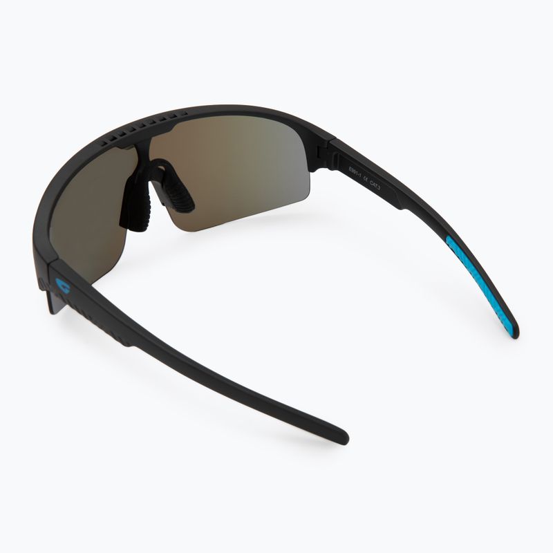 Vaikiški akiniai nuo saulės GOG Petra matt black/blue reflex blue 2