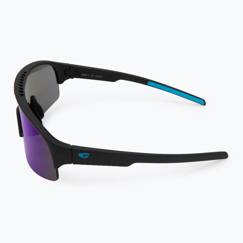 Vaikiški akiniai nuo saulės GOG Petra matt black/blue reflex blue 4