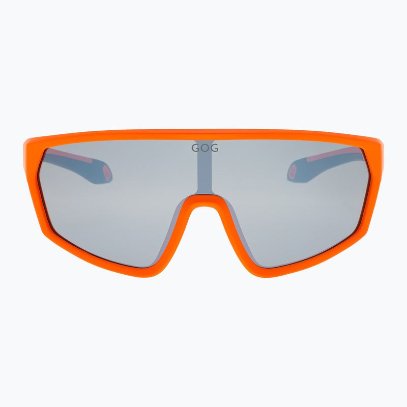 Vaikiški akiniai nuo saulės GOG Flint matt neon orange/black reflex silver 2