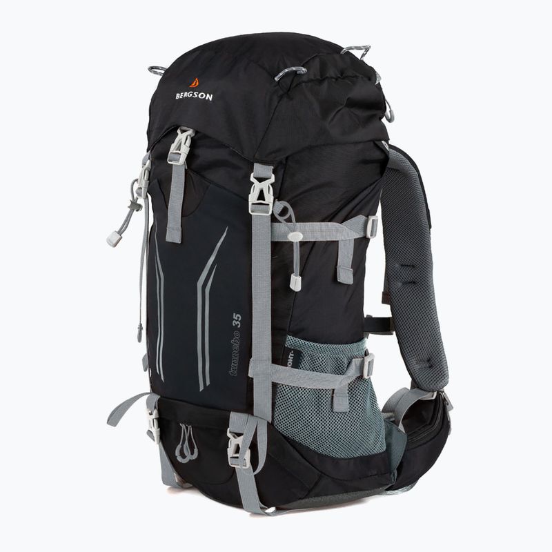 Turistinė kuprinė BERGSON Tunnebo 35 l black 2