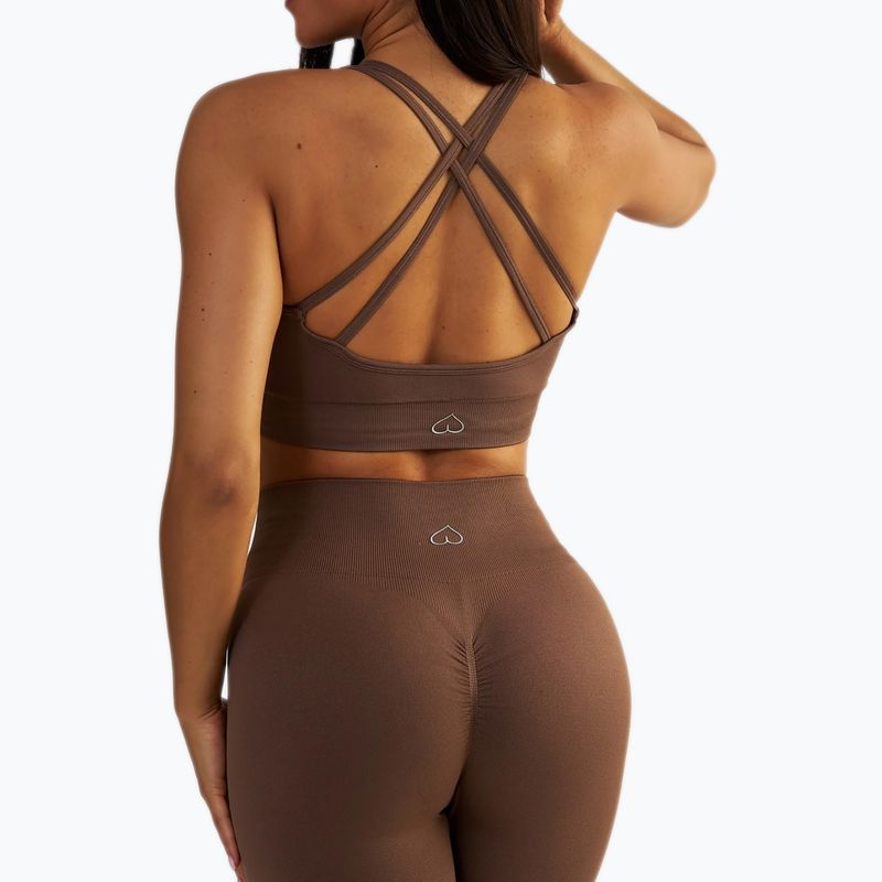 Treniruočių liemenėlė BeShaped Gym Queen brown 4