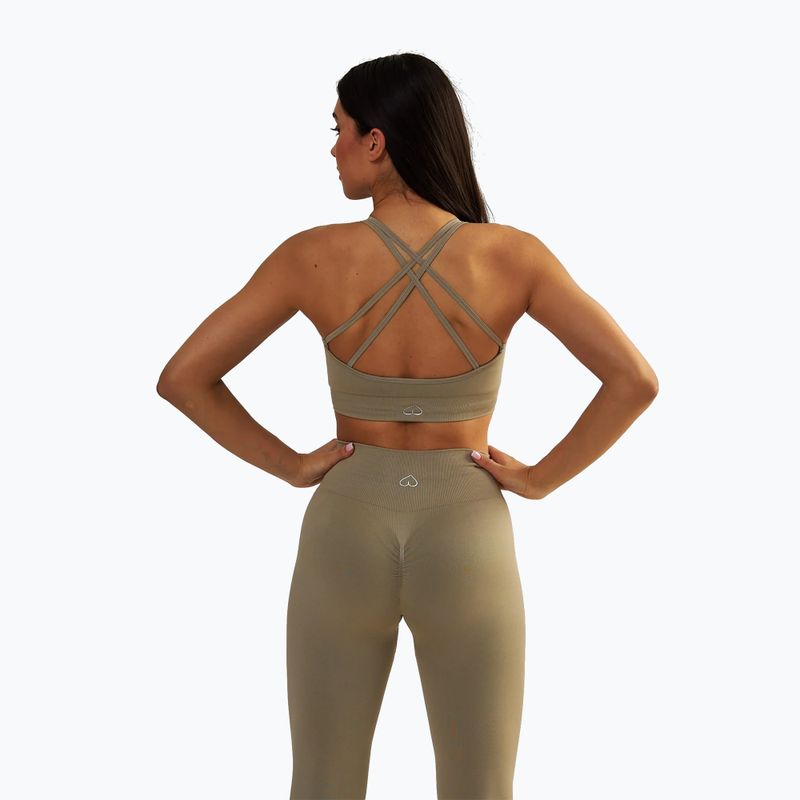 Treniruočių liemenėlė BeShaped Gym Queen taupe 3