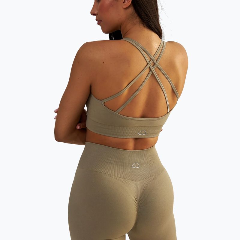 Treniruočių liemenėlė BeShaped Gym Queen taupe 4