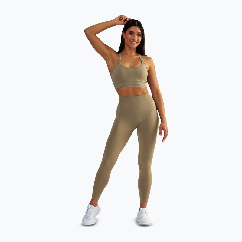 Moteriškos treniruočių tamprės BeShaped Gym Queen taupe 2