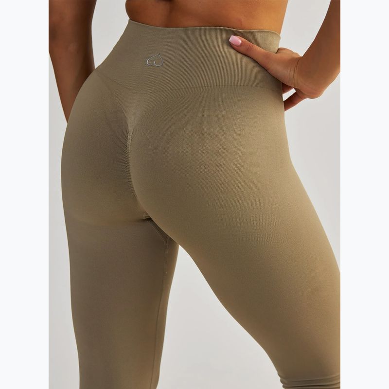 Moteriškos treniruočių tamprės BeShaped Gym Queen taupe 6