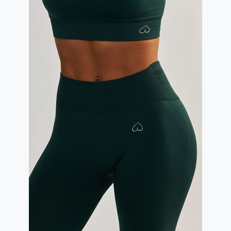 Moteriškos treniruočių tamprės BeShaped Shape Up dark green 5