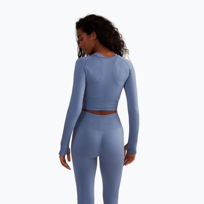 Moteriškas treniruočių topas BeShaped Femme Force LS light blue 4