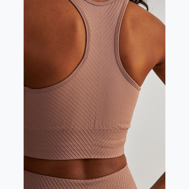 Moteriškas treniruočių topas BeShaped Femme Force rose-gold 6