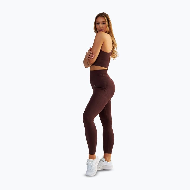 Moteriškos treniruočių tamprės BeShaped Body Boost brown 4