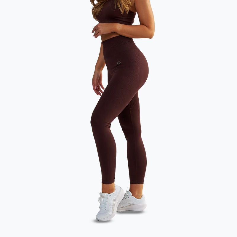 Moteriškos treniruočių tamprės BeShaped Body Boost brown 6
