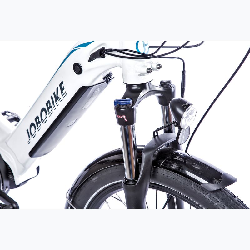 Moteriškas elektrinis dviratis JOBOBIKE Linda 36V 14Ah 504Wh baltas 8