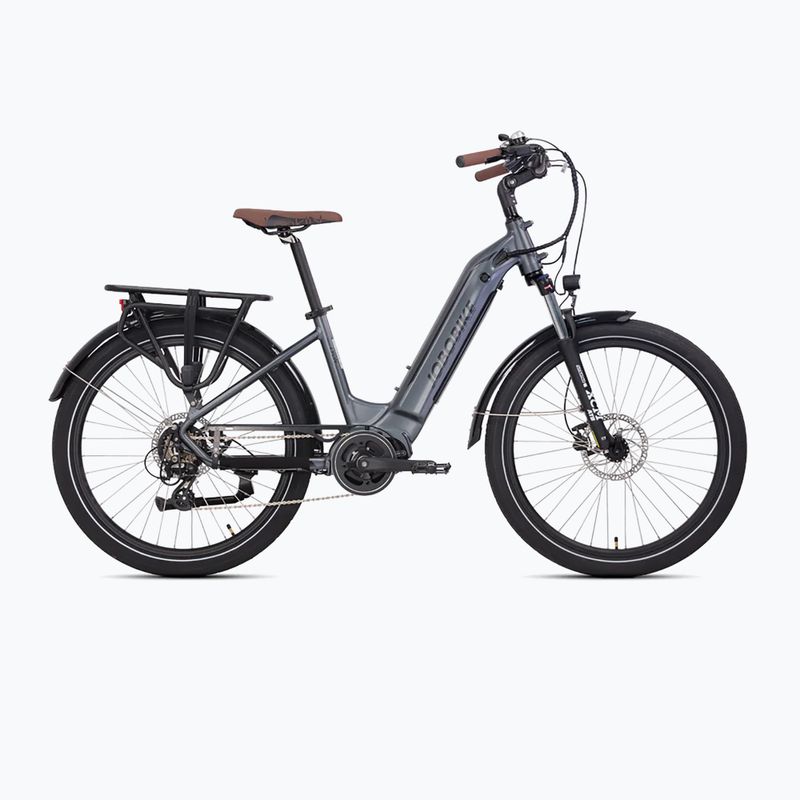 Vyriškas elektrinis dviratis JOBOBIKE Lyon 36V 14Ah 504Wh pilkas