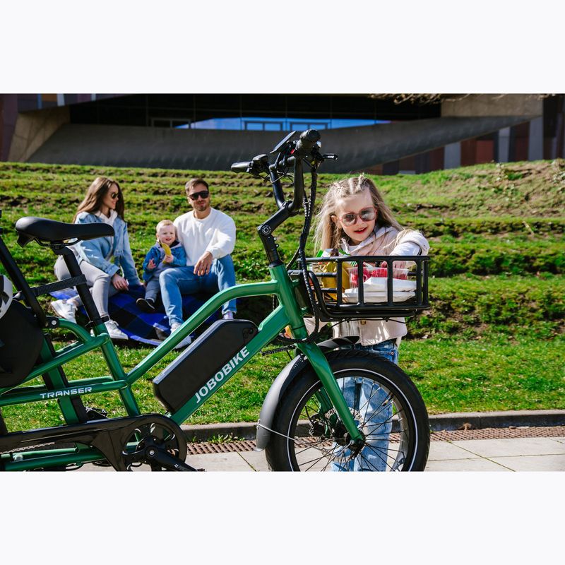 Elektrinis dviratis JOBOBIKE Transer 48V 15Ah 720Wh žalias 6