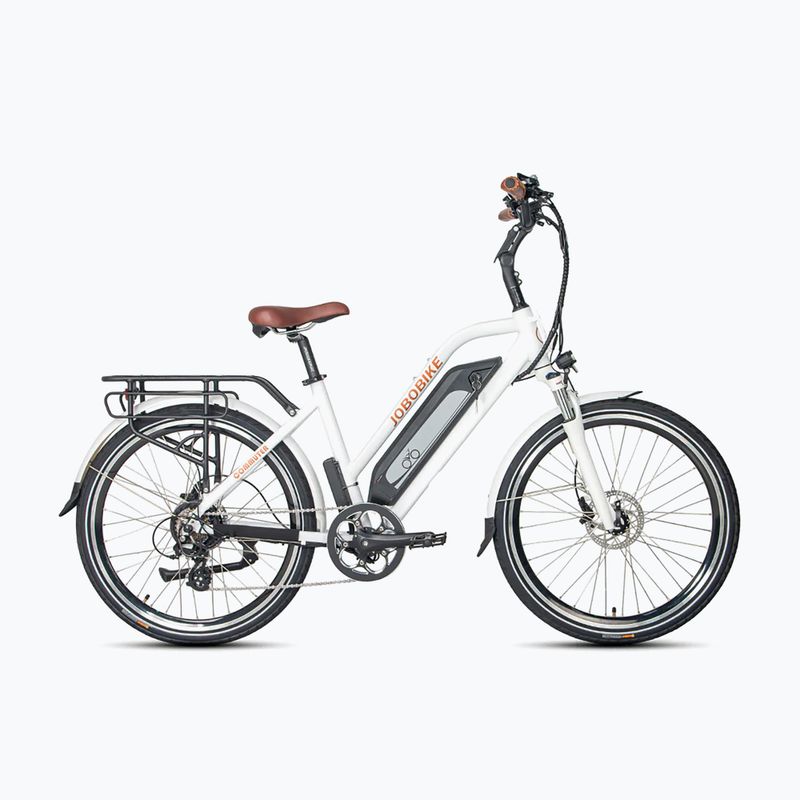 Elektrinis dviratis JOBOBIKE Commuter 36V 18.2Ah 655Wh baltas