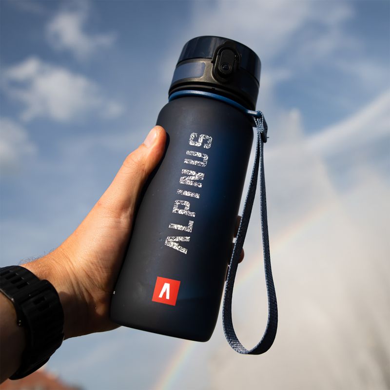 "Alpinus Trysil" 650 ml turistinis buteliukas, tamsiai mėlynas 6