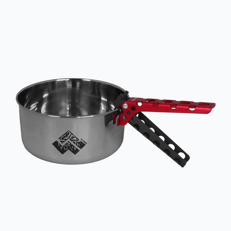 Turistinių indų rinkinys Alpinus Jukatan 2l, 1,5 l i 0,6 l tamsiai pilkas 3