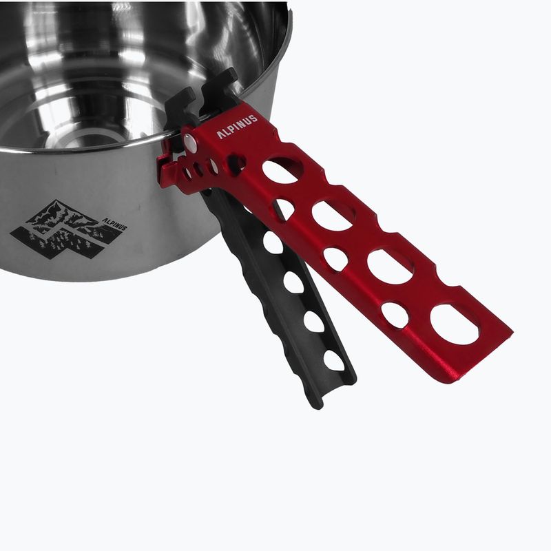 Turistinių indų rinkinys Alpinus Jukatan 2l, 1,5 l i 0,6 l tamsiai pilkas 6