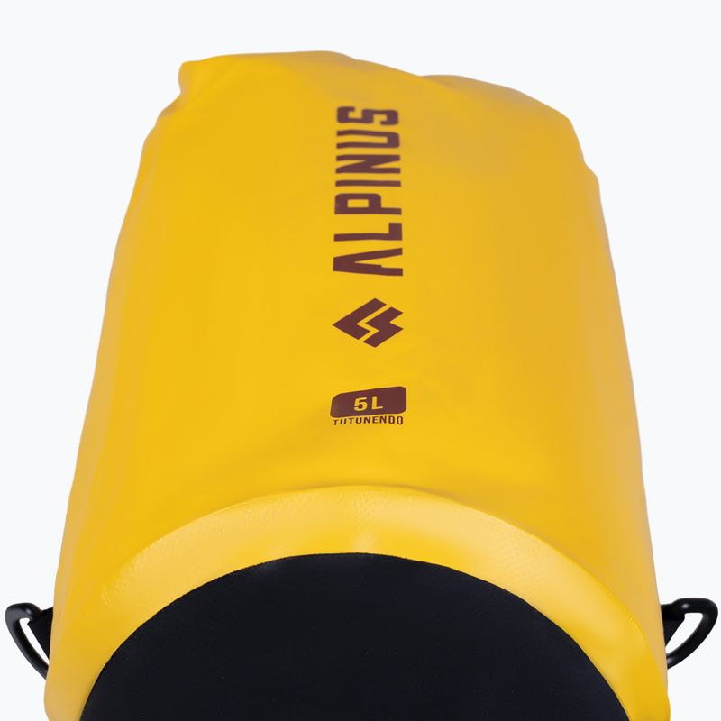 Treniruočių maišas Alpinus Tutunendo-Hobart 5 l geltonas 3