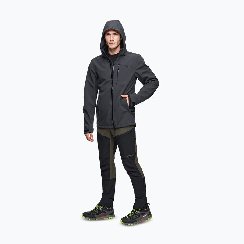 Vyriška softshell striukė Alpinus Roignais black/graphite 2