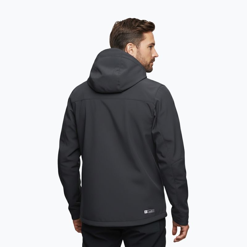 Vyriška softshell striukė Alpinus Roignais black/graphite 3