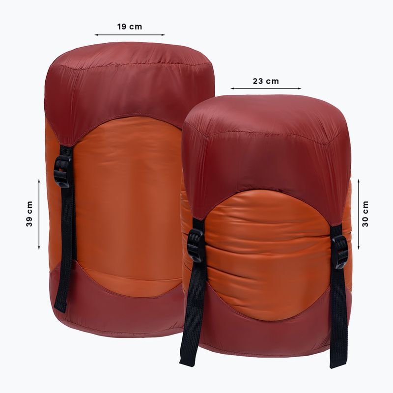 Miegmaišis Alpinus Primalight 1200 kairysis oranžinis 8