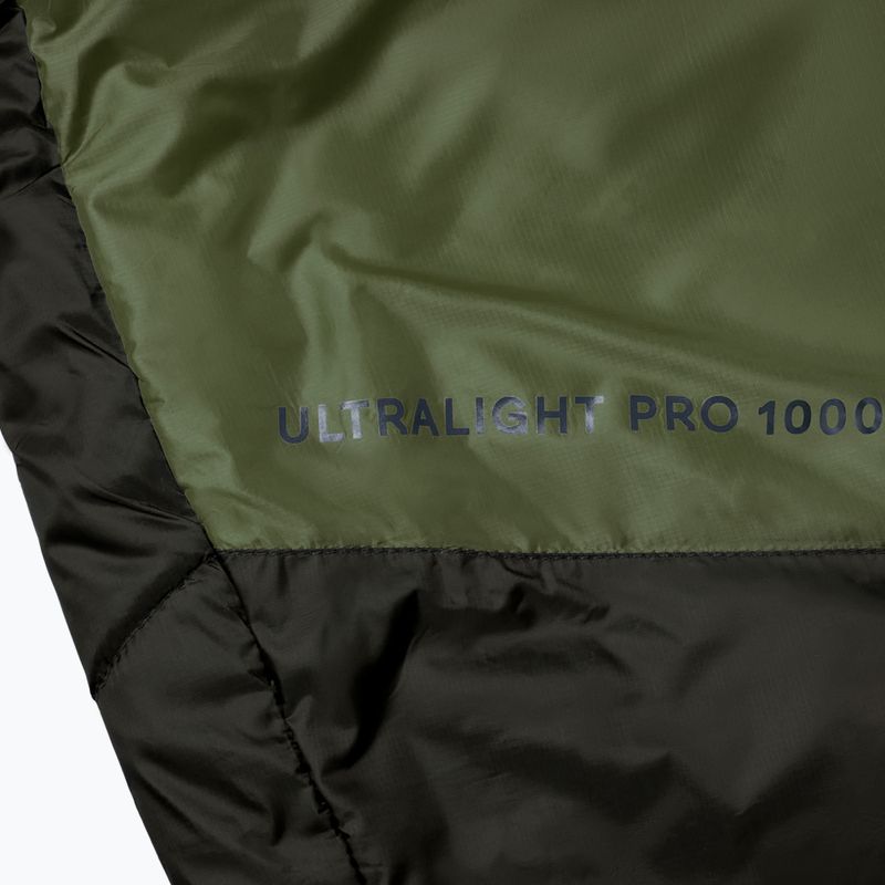 Alpinus Ultralight 1000 miegmaišis kairė žalia 5