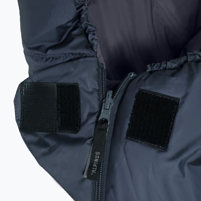 Miegmaišis Alpinus Fiber Pro 1100 kairysis pilkas 3