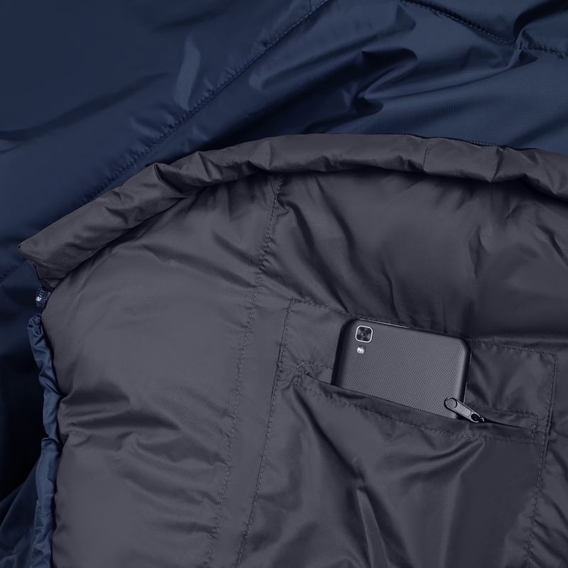"Alpinus Fiber Pro 1500" miegmaišis dešinėje, tamsiai mėlynas 5
