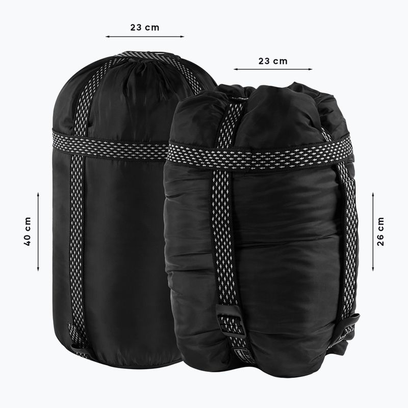 "Alpinus Fiber Pro 1500" miegmaišis dešinėje, tamsiai mėlynas 7