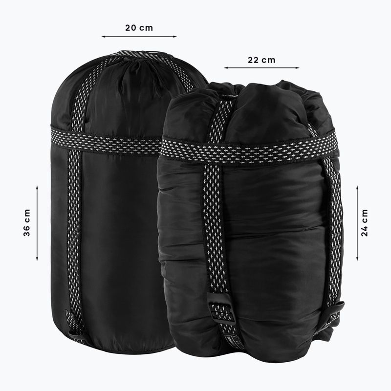 Miegmaišis Alpinus Fiber Pro 1300 kairysis šalvijų 7