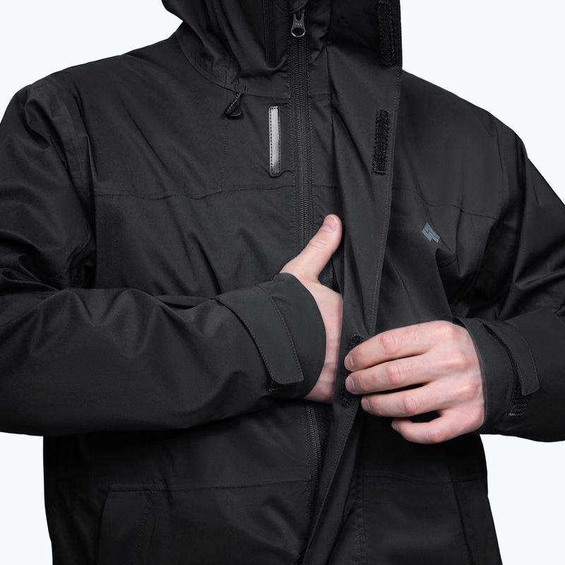 Vyriška striukė nuo lietaus Alpinus Arys juoda 6
