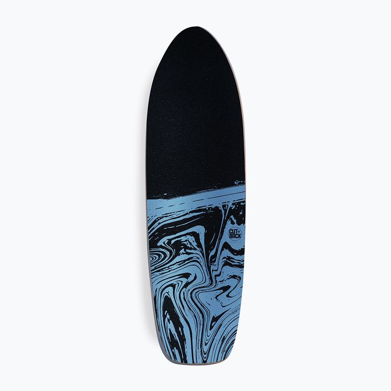 Surfskate Cutback Splash 34 baltai mėlyna riedlentė CUT-SUR-SPL 9
