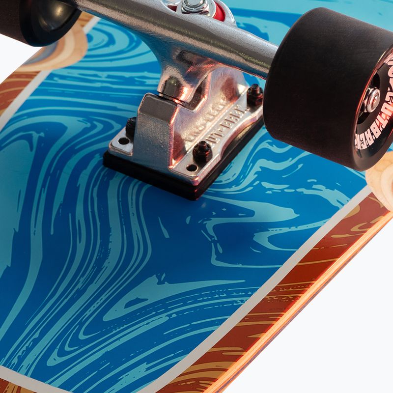 Surfskate Cutback Splash 34 baltai mėlyna riedlentė CUT-SUR-SPL 12