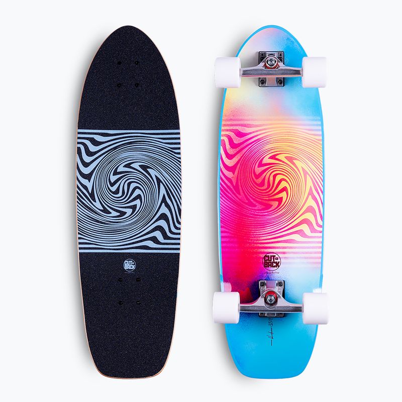 Surfskate riedlentė Cutback Blue Dream 32"