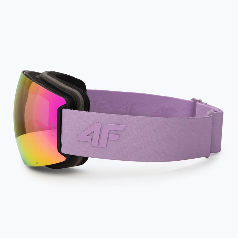 Slidinėjimo akiniai 4F U044 violet/gradient smoke 4