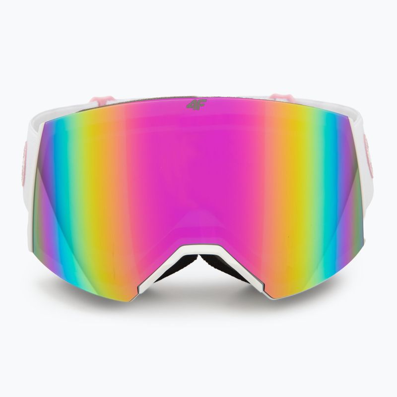 Vaikiški slidinėjimo akiniai 4F F040 white/multicolor 2