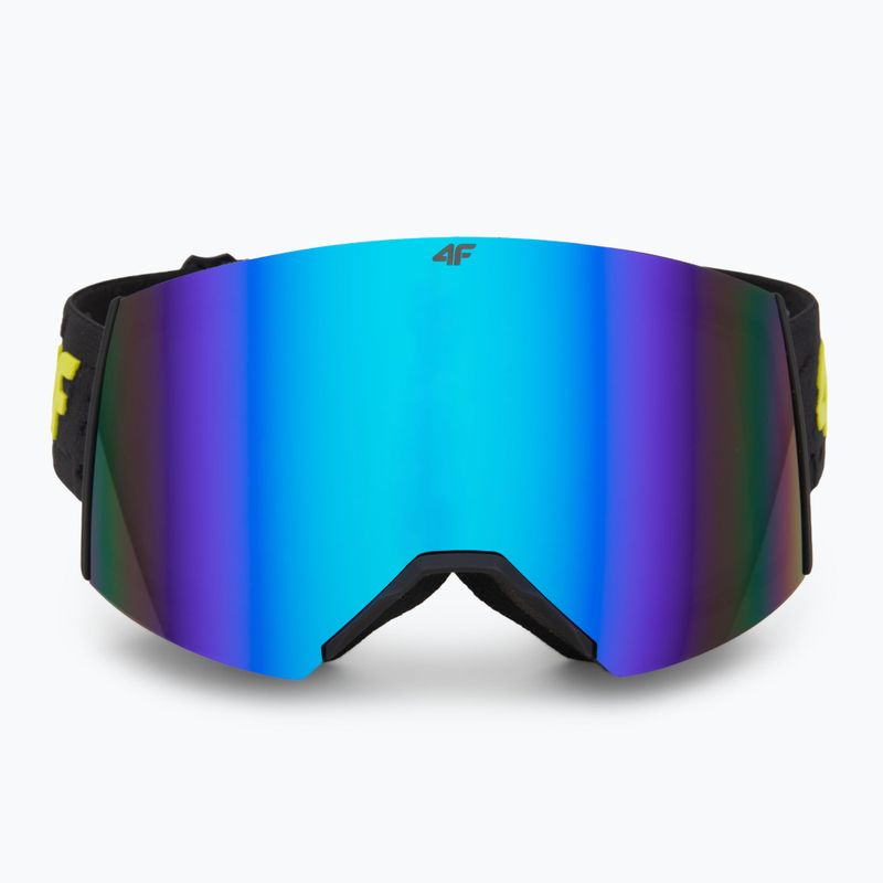 Vaikiški slidinėjimo akiniai 4F M041 black/multicolor 2