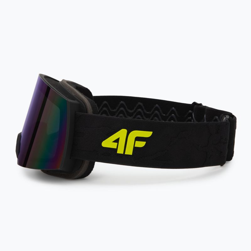 Vaikiški slidinėjimo akiniai 4F M041 black/multicolor 4