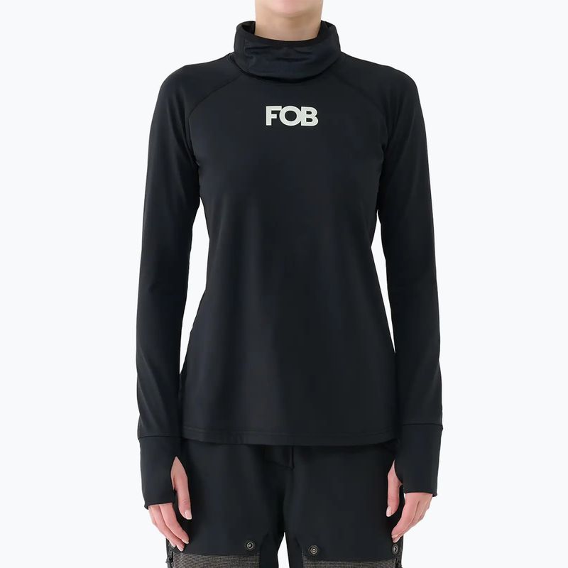 Moteriški termoaktyvūs marškinėliai 4F F086 deep black