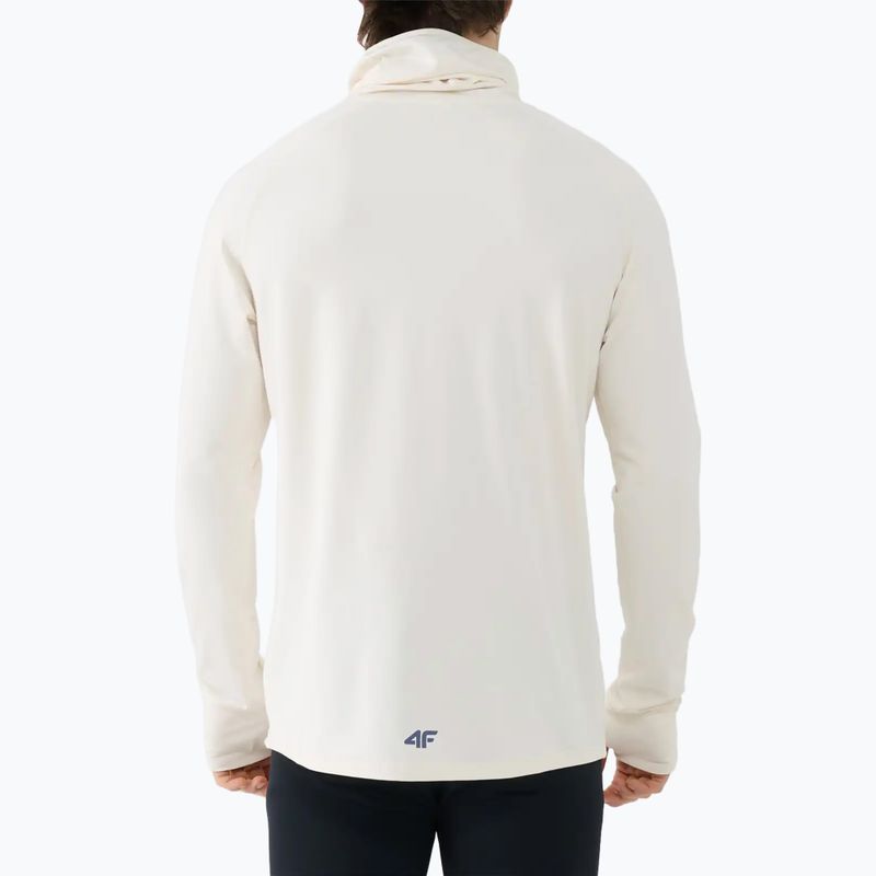 Vyriški termoaktyvūs marškinėliai 4F M089 broken off white 2