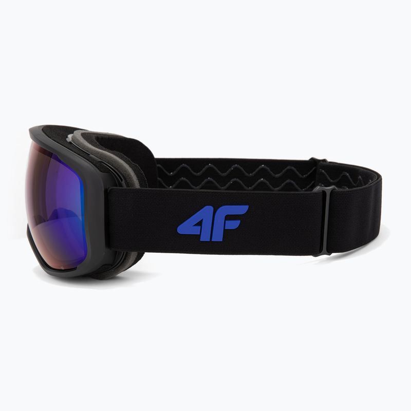 Slidinėjimo akiniai 4F U067 deep black 4