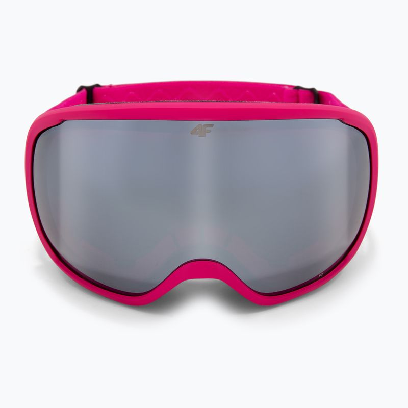 Vaikiški slidinėjimo akiniai 4F U067 hot pink neon 2