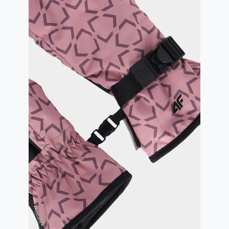Vaikiškos slidinėjimo pirštinės 4F Fnk F198 pink 2