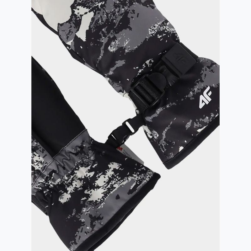 Vaikiškos slidinėjimo pirštinės 4F Fnk M199 deep black 2