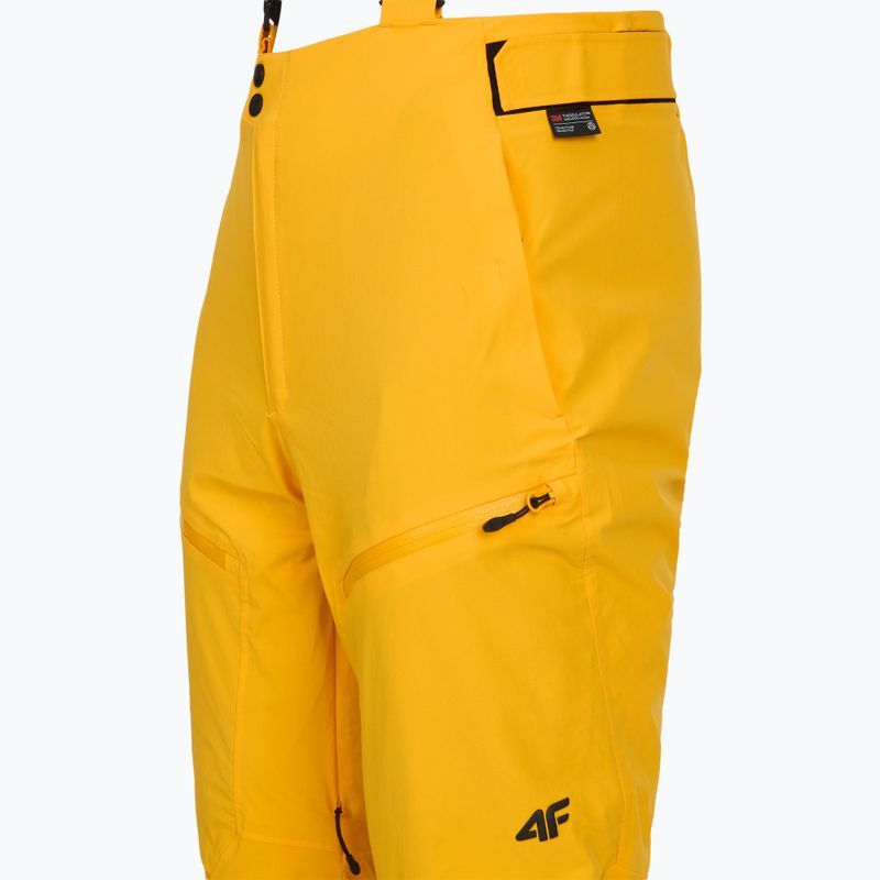 Vyriškos slidinėjimo kelnės 4F Fnk M1086 yellow 8