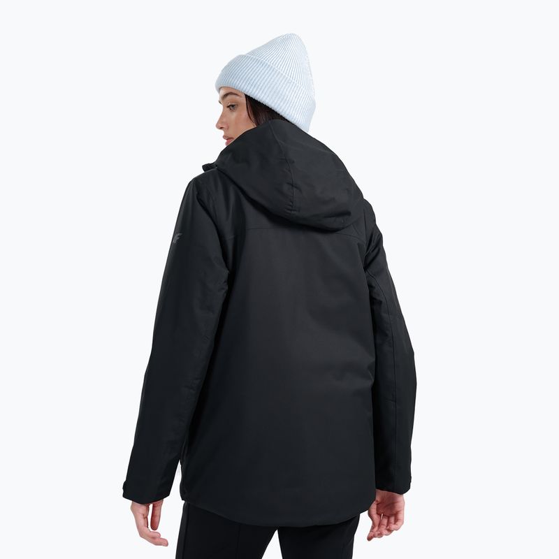 Moteriška slidinėjimo striukė 4F F0956 deep black 2