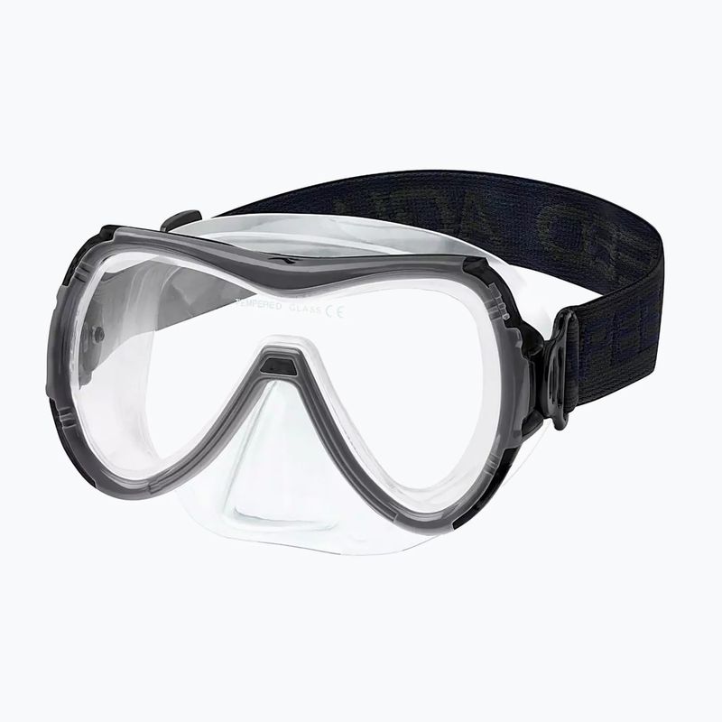 Vaikiška nardymo kaukė AQUA-SPEED Ray FS juoda