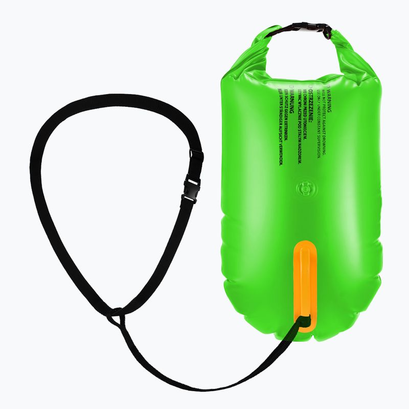 AQUA-SPEED Atviras vanduo fluoro spalvos minkštas žalias plūduras 2